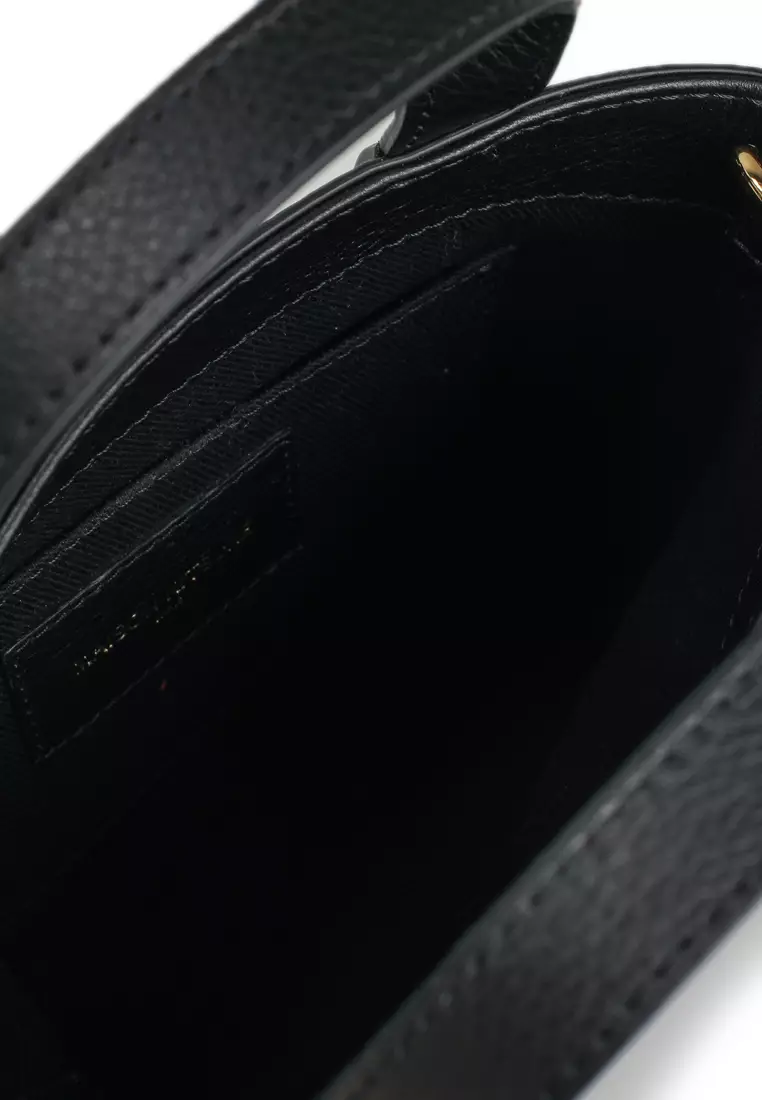 Fox Head Leather Mini Tote Bag