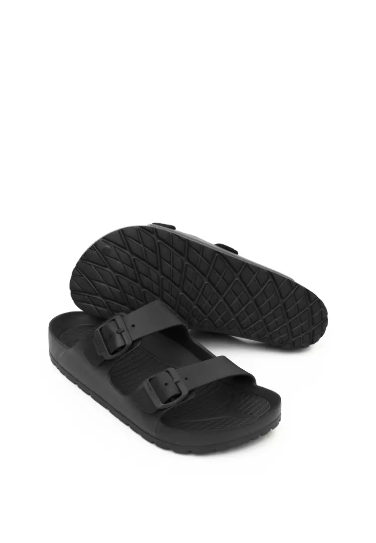 Buy Everlast Everlast Unisex Double Strap Sandals - Black (4025220120 ...