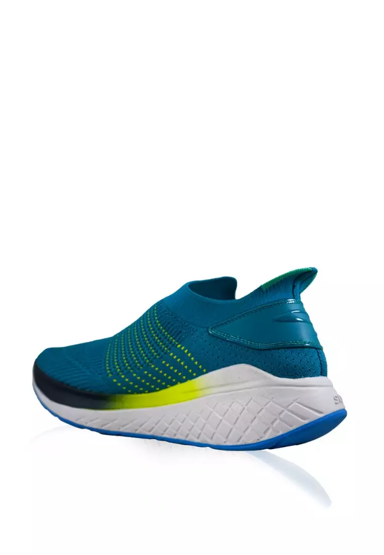 910 Nineten YUKA ACCEL ADICTION Sepatu Lari - HIJAU/HIJAU-LIME/BIRU