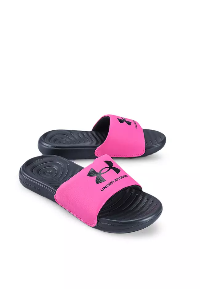 Girls under armour flip flops hotsell