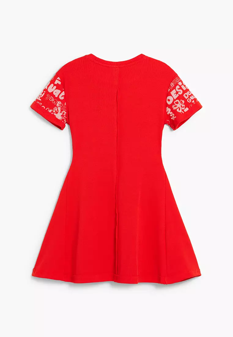 Girl's dress with lettering