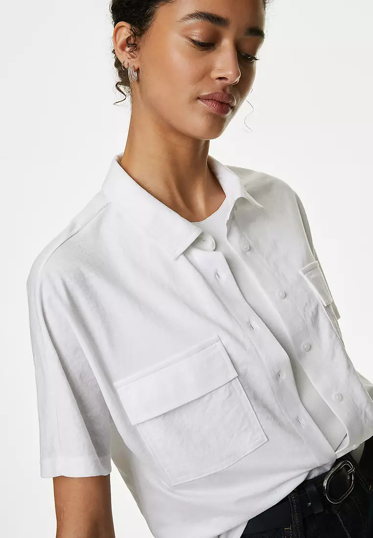 Collared Button Through Shirt