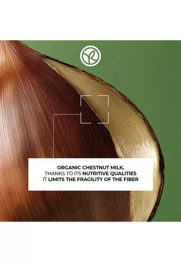 Gentle Shampoo 300ml - with organic chestnut milk, Sulfate-free, Silicon-free, normal to dry hair
