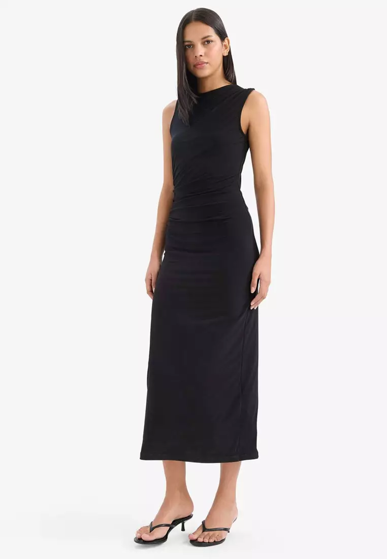 maxi black lace dress Princesa Black Lace Drop Waist Maxi Dress - XS Size - Women's Dresses