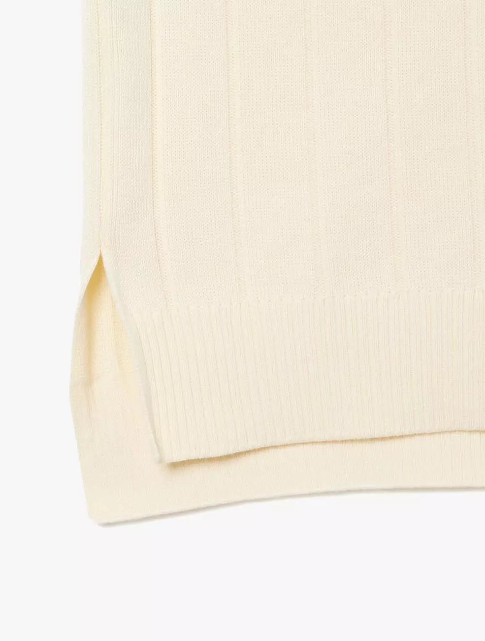 French Made Cotton Polo Dress - WHITE