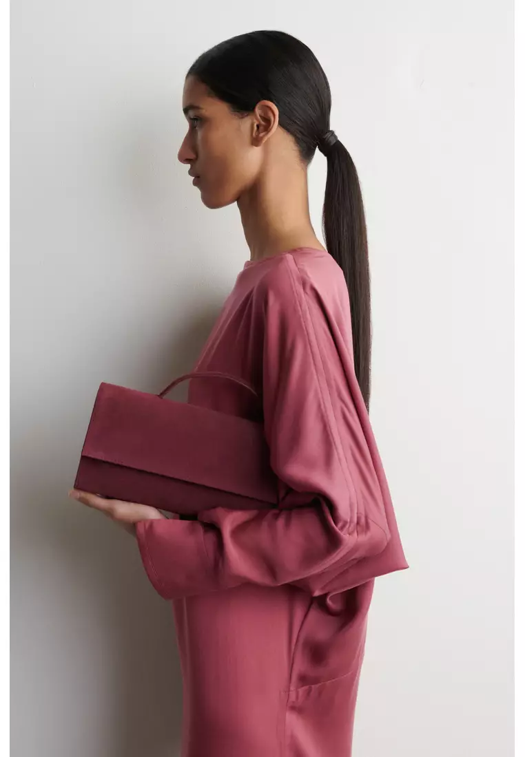 GALLERY CLUTCH BAG - SUEDE