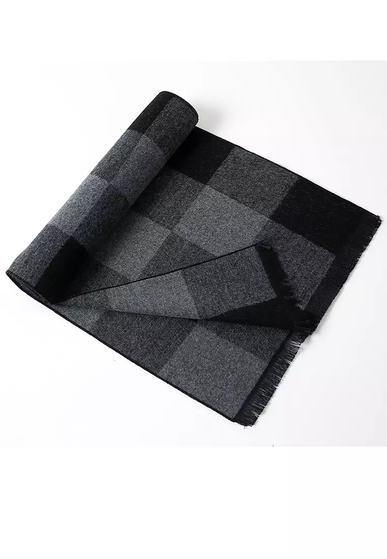 Fringed Plaid Scarves MS02-9