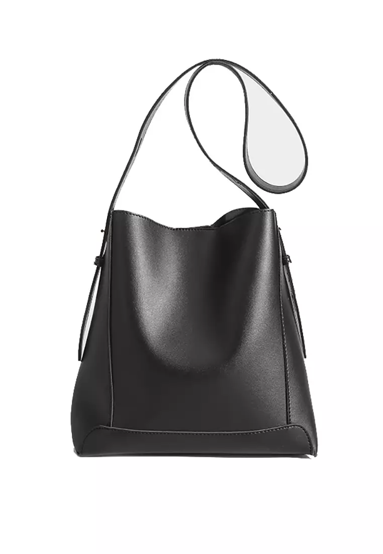 Buy XAFITI Faux Leather Bucket Shoulder Bag 2024 Online ZALORA