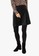MARKS & SPENCER black Velvet Pleated Mini Skirt F1403AA263DE08GS_1