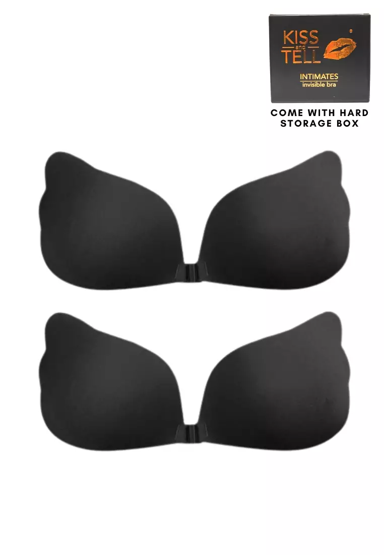 Push Up Invisible Bra For Women, 2 Pack Reusable Backless Strapless Sticky Adhesive  Bra For Evening Dress