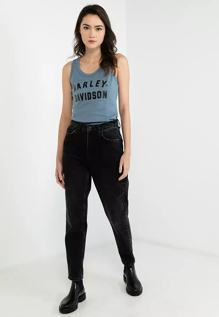 Ultra Classic Racer Font Rib Knit Tank