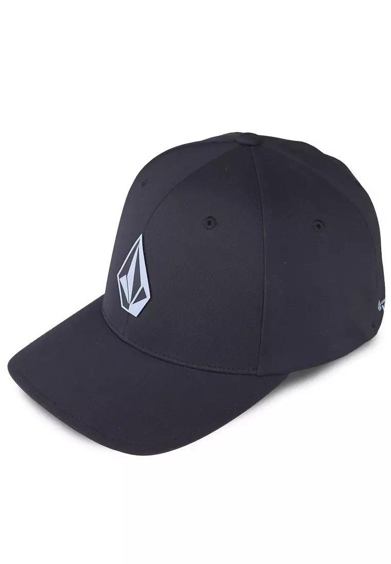 Jual Volcom MCP STONE TECH FLEXFIT DELTA HAT BLACK Original 2026 ...