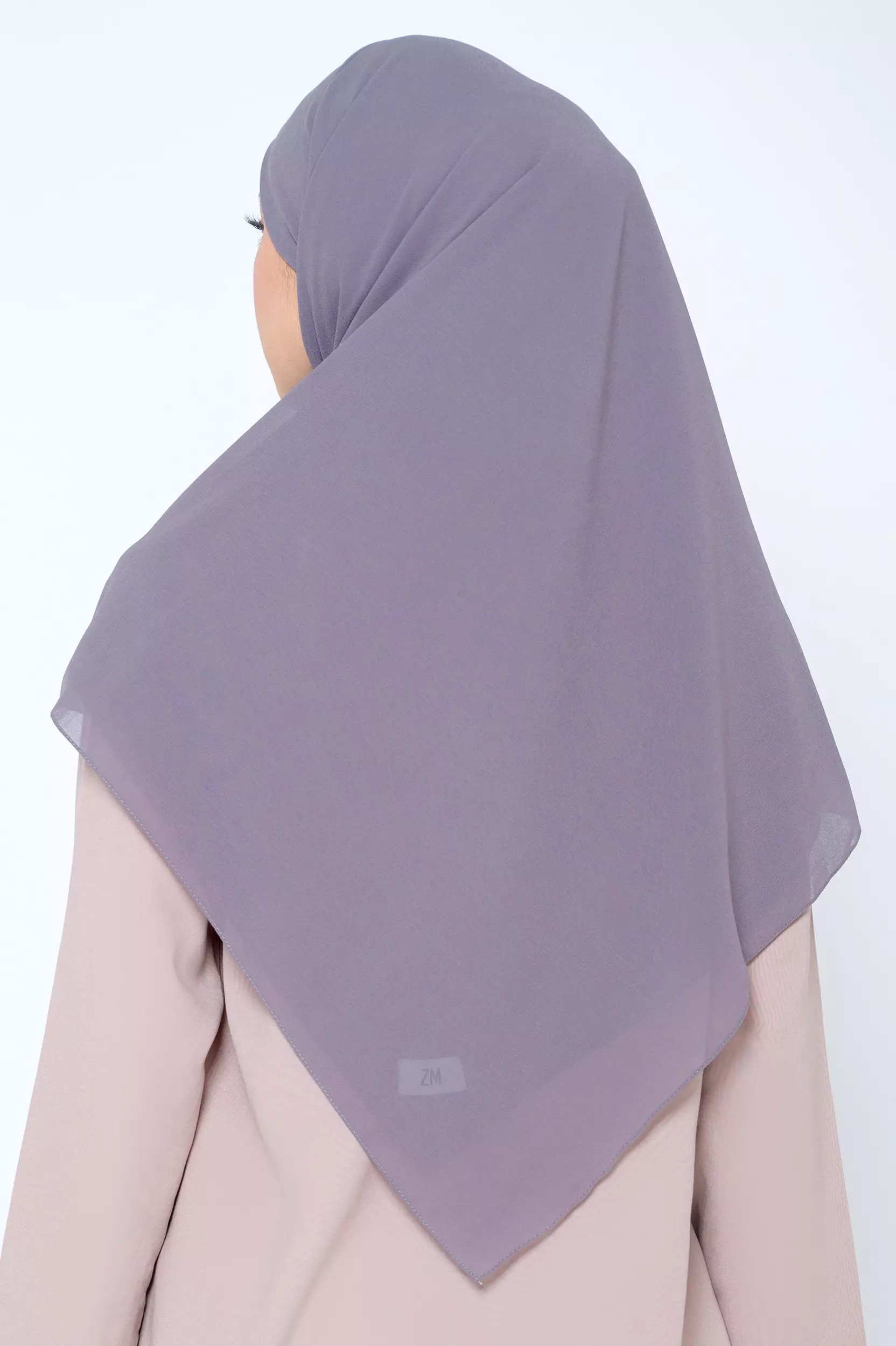 ZM Zaskia Mecca - Azel Iron Hijab Kerudung Segi Empat