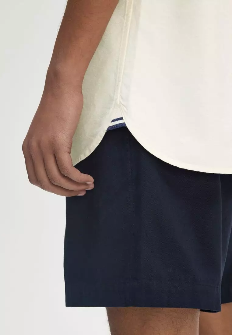 Fred Perry M8730 OXFORD SHORT SLEEVE SHIRT (ECRU)
