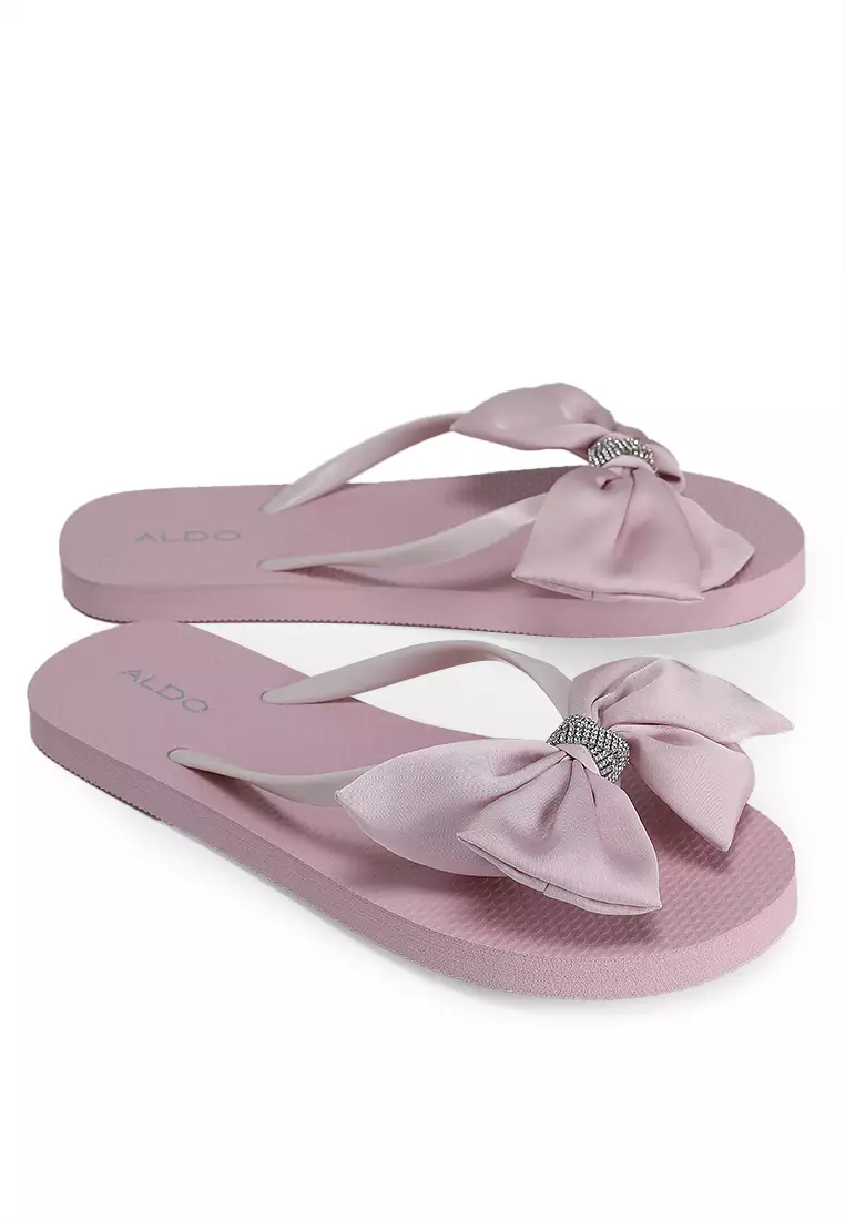 Discount on ALDO  shoes - SKU: Cute Bow Thong Sandals