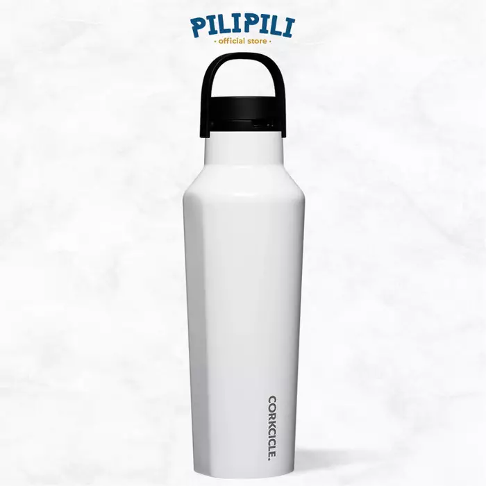 Corkcicle Canteen Sport 20 oz / 600 ml Gloss White