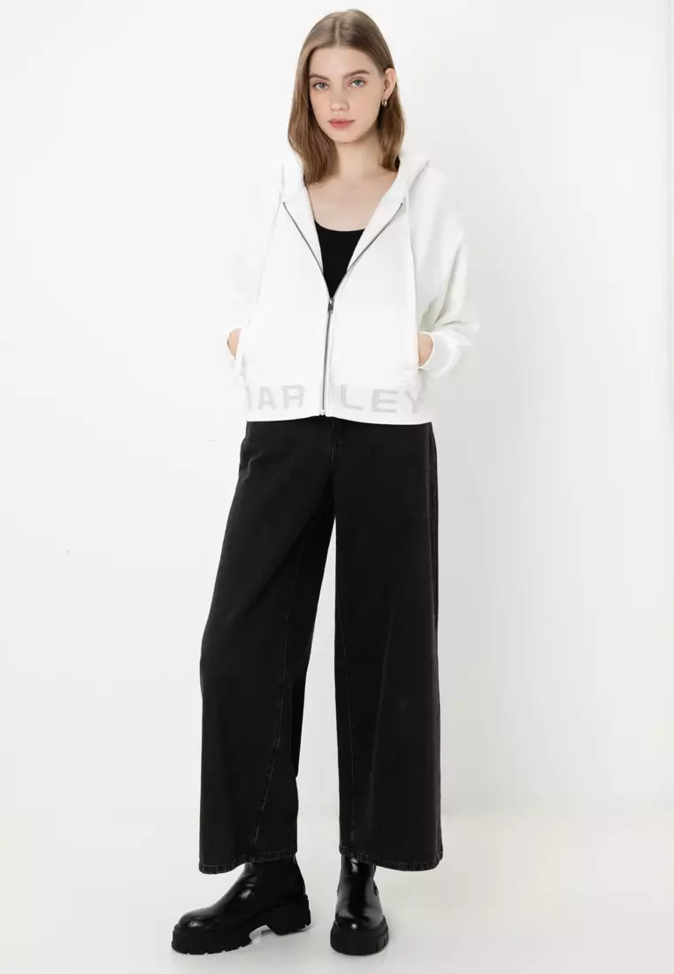 Harley davidson cropped hoodie discount