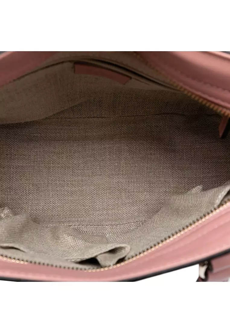 Pre-Loved Gucci Small Microguccissima Bree Satchel