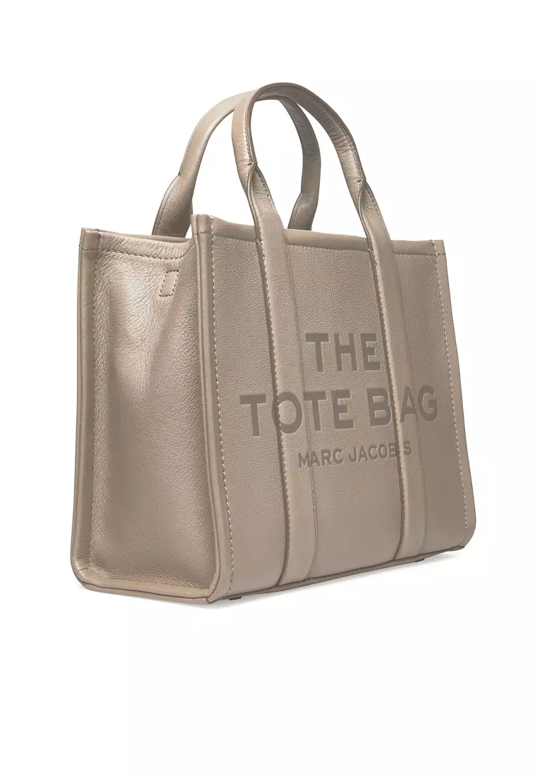 The Leather Medium Tote Bag Cement H004L01PF21