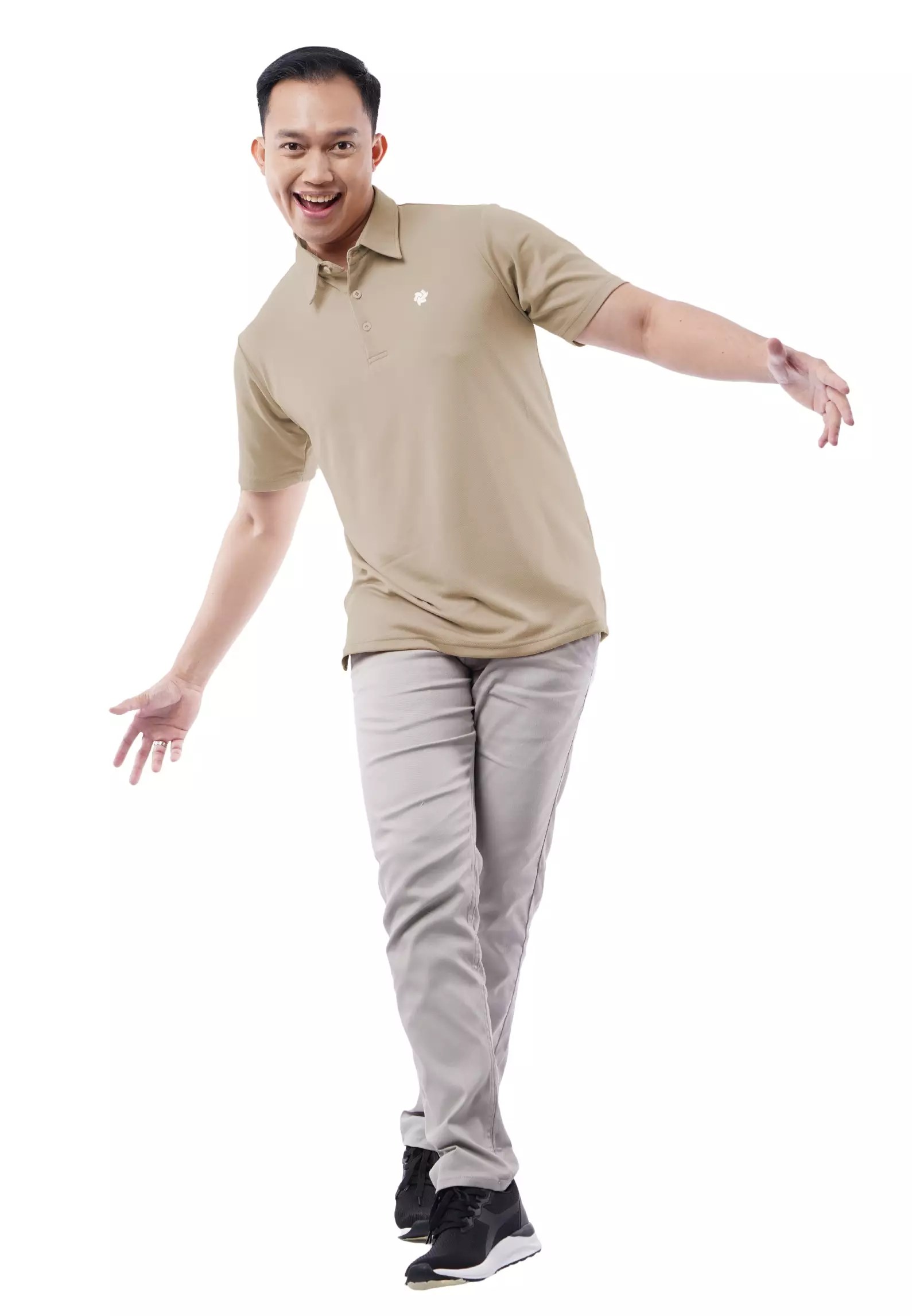 Tiento Pakaian Olahraga Golf Pria Polo Dry Fit Men Coksu