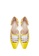 House of Avenues yellow Ladies Ribbon Bow D'Orsay Pumps 5502 Yellow 96D10SHDB0F1DCGS_4