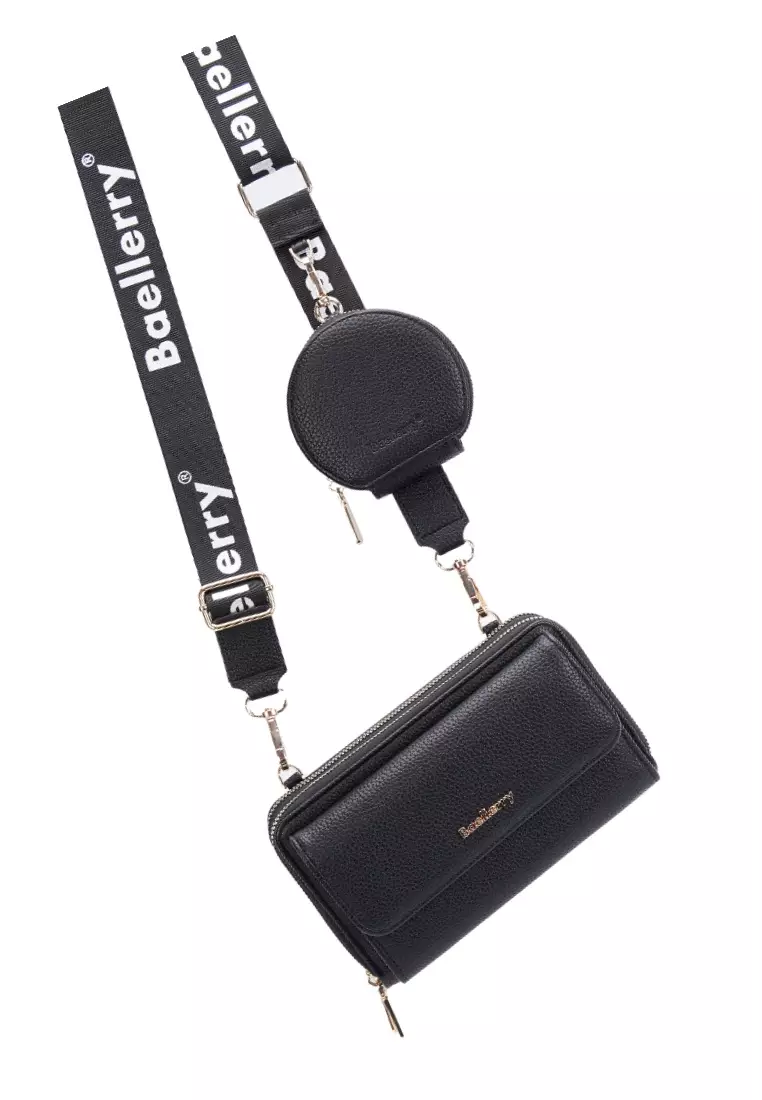 Tas Selempang Wanita Model Dompet Panjang PU Leather Quality Premium ORIGINAL