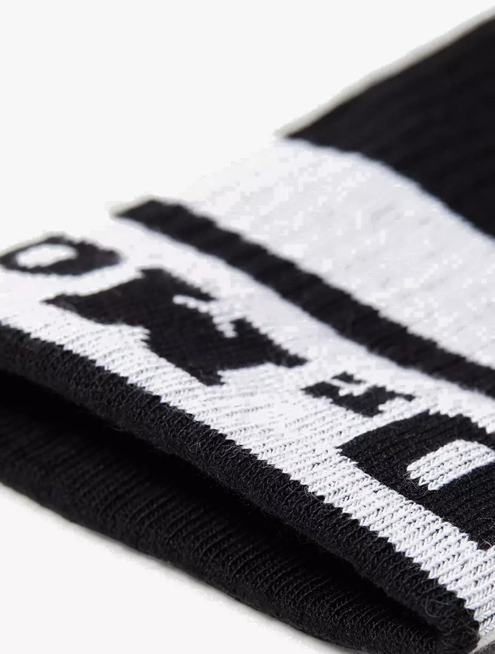 Athletic Logo Sock - Black