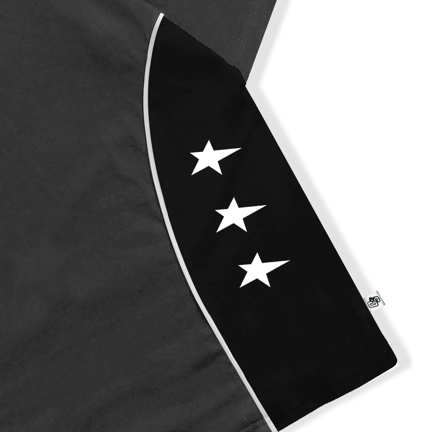 OOTDSUPPLY Oversize Polo Rugby Shirt V.4 Ersix Grey Black | Kaos Polo Pria dan Wanita PSRGB-V4002