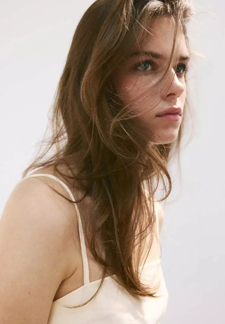 Draped Strap Top