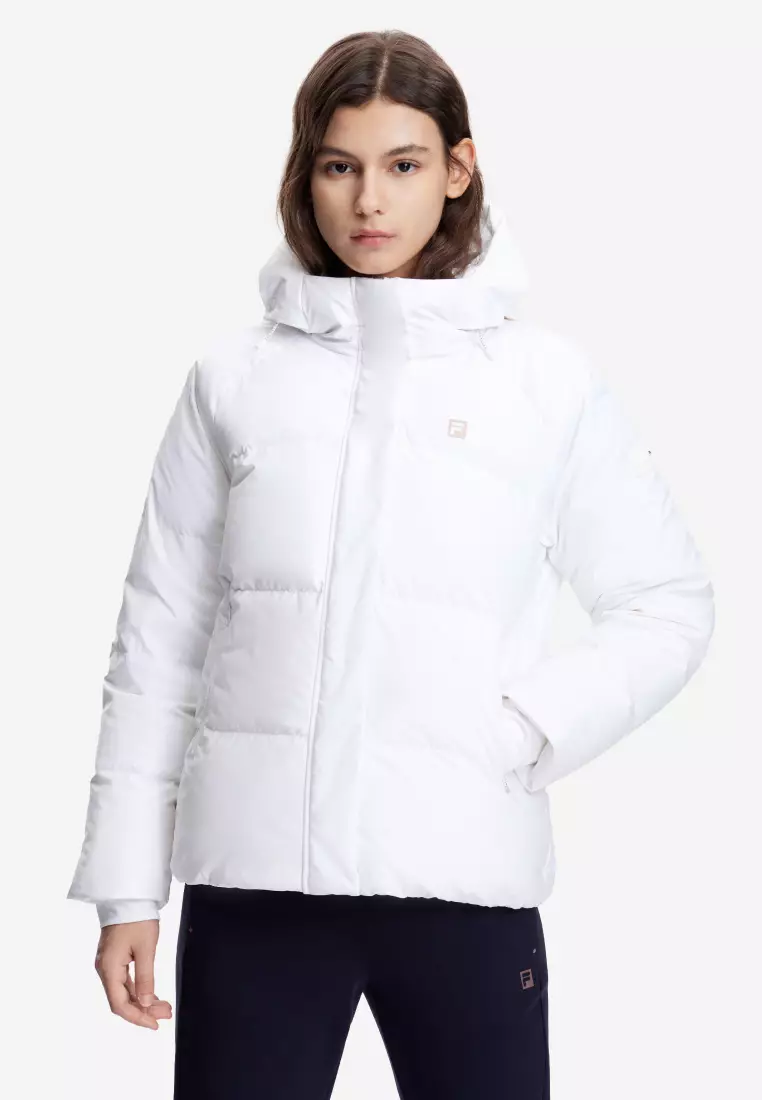 Womens fila puffer jacket sales