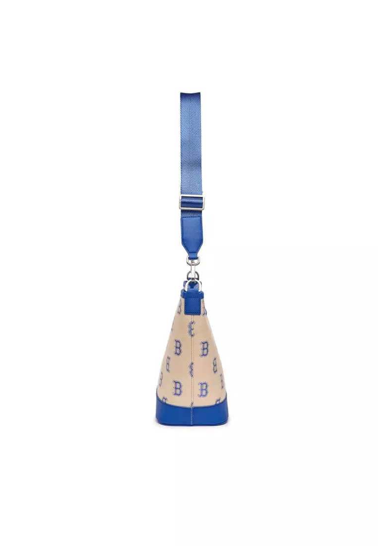 ☆人気☆【MLB】☆Big Classic Monogram JQD Bucket Ba.g☆ MLB NY Yankees Big Classic Monogram Jacquard Bucket Bag