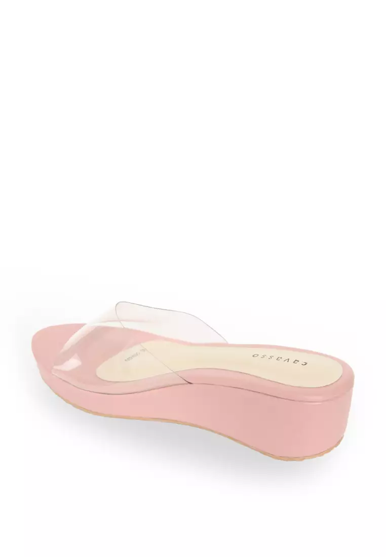 Cavasso Sonya Wedges Pink