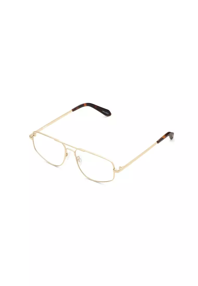 Invite Only Blue Light Glasses - Gold/Clear