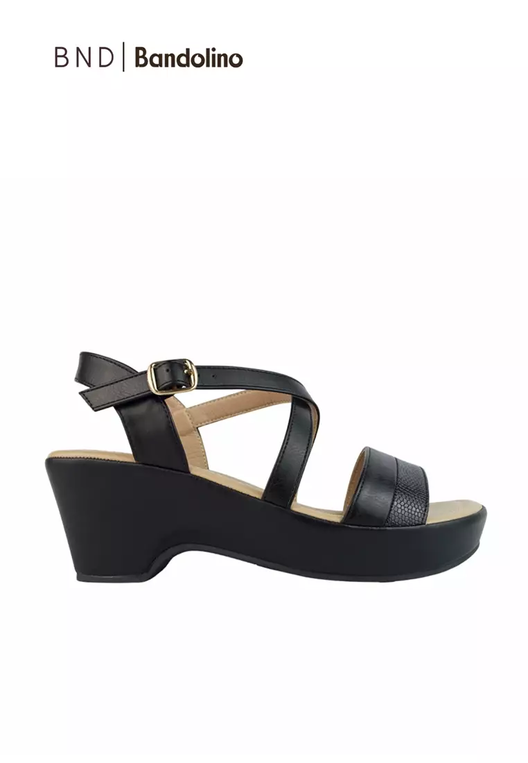 Discount on BND  shoes - SKU: Faye Wedges 82705 Black