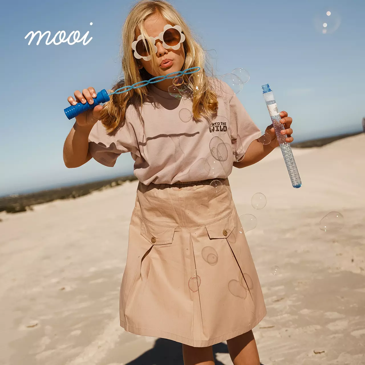 Mooi Rok Anak Perempuan Anya Short Skirt - Black