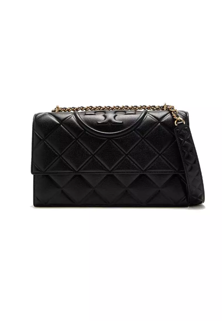 Tory Burch ブラックショルダーバッグ Buy Tory Burch Fleming Shoulder Bag Black 164799 2026 Online | ZALORA