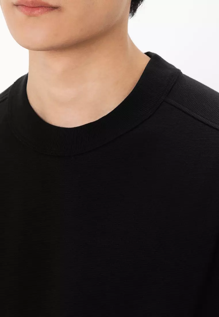Monogram Textured Pique Tee - Calvin Klein Jeans