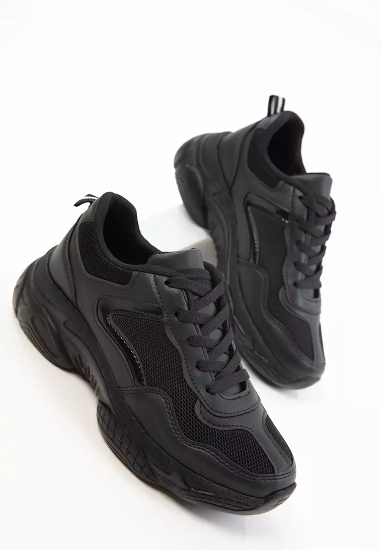 Black-Black Women's Sneaker 20610