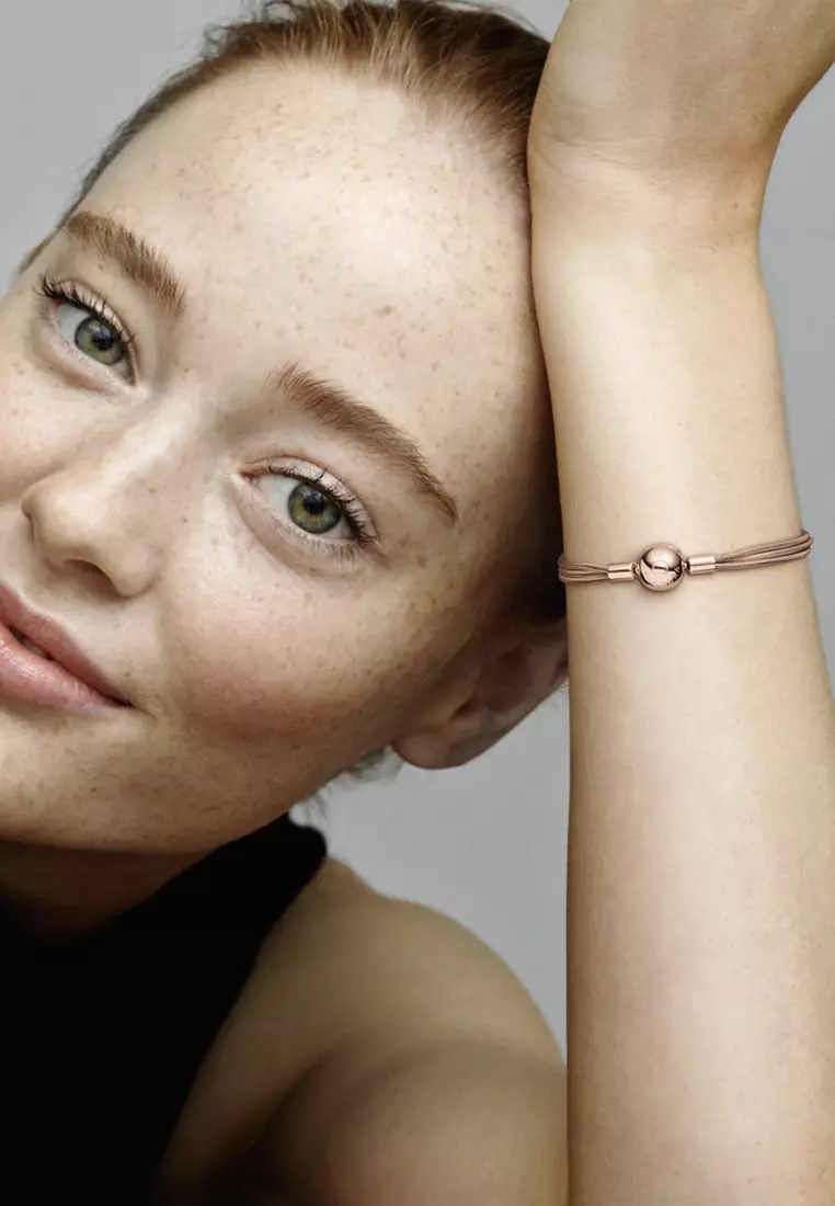 Pandora rose snake chain bracelet sales