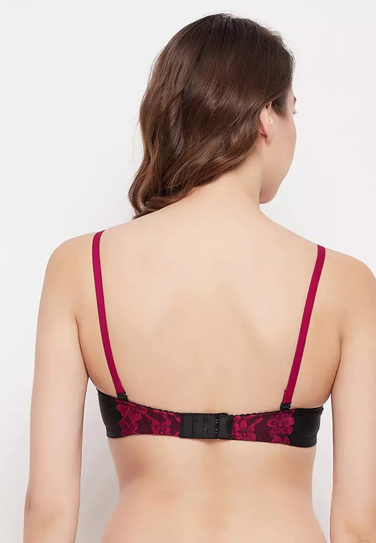 Padded Non-Wired Multiway Bra in Black