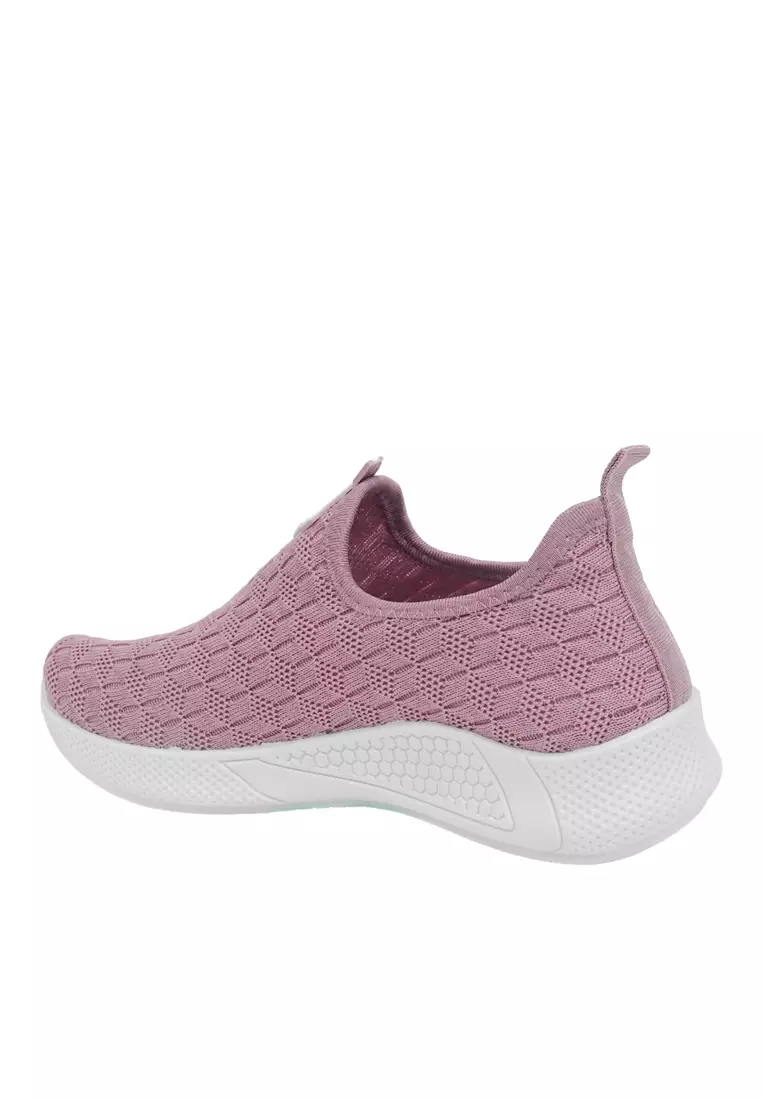Dr. Kevin Sepatu Olahraga Wanita Sneakers Flyknit Slip On 589-062
