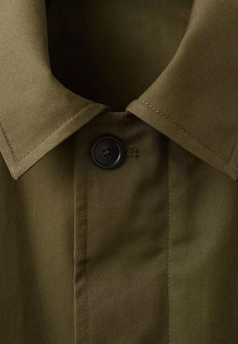 Water-Repellent Jacket With Hidden Zip