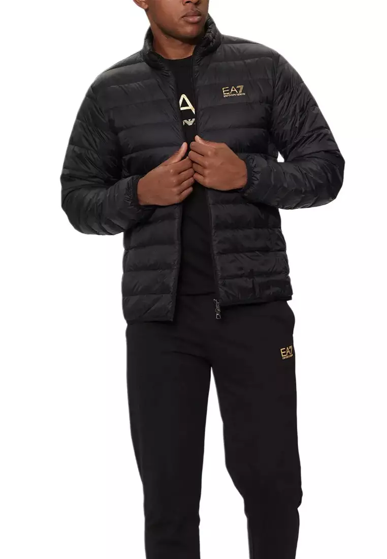 Men's Down Jacket in Black 8NPB23 PNGPZ