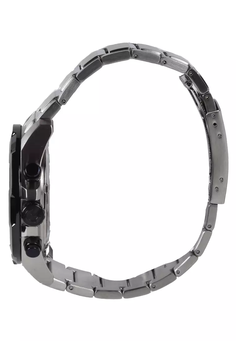 Alexandre Christie - Chronograph Watch - Silver - Stainless Steel Bracelet - 6523MCBTBBA