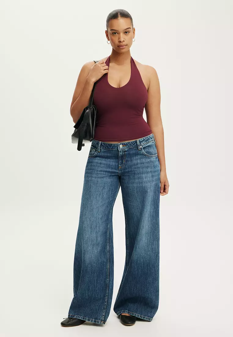 All Day V-Neck Halter Top