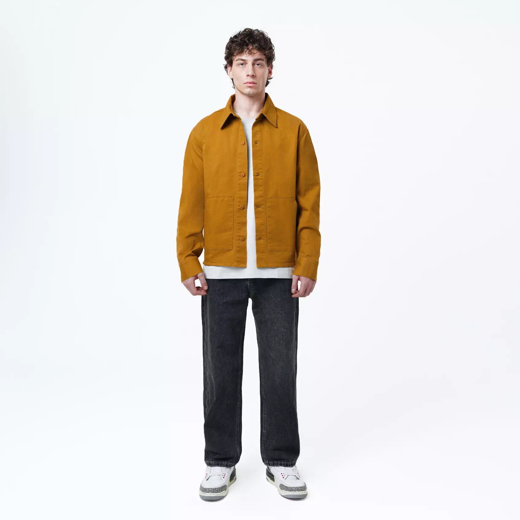 CELCIUS Collar Jacket LIN001642C Brown