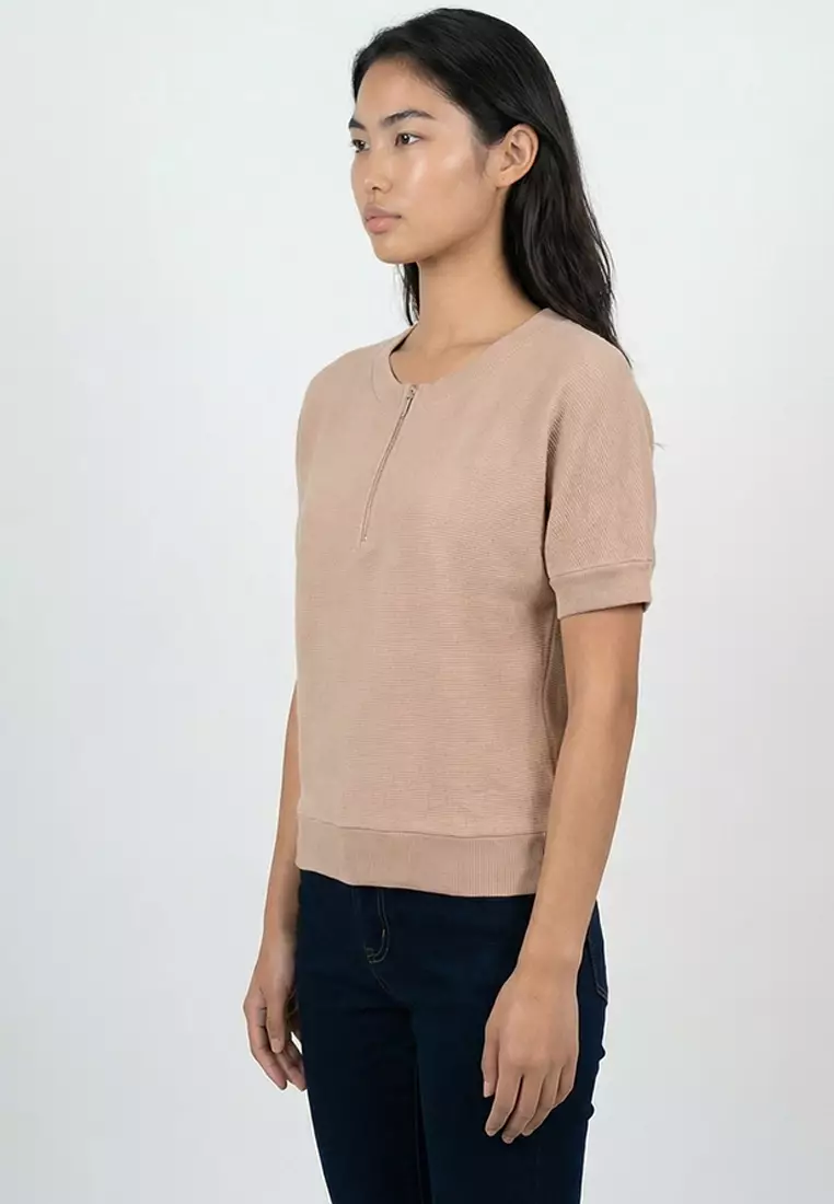 Ritzie Textured Waffle Top