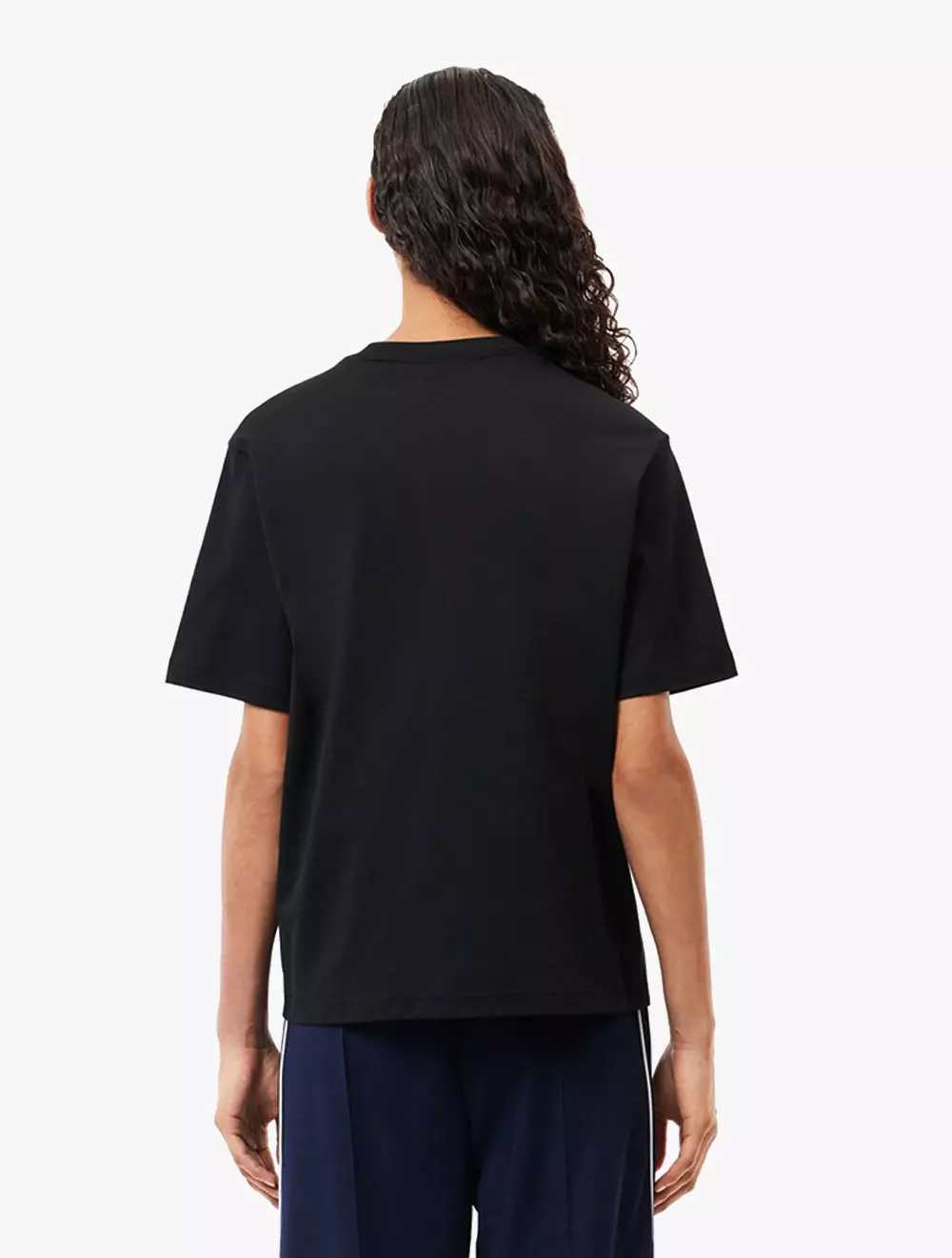 Relaxed Fit Lightweight Cotton Pima Jersey T-shirt - Black