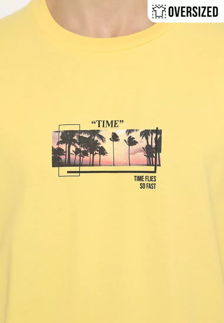 RBJ T-Shirt Cotton Combed Oversized Pria 2079350051