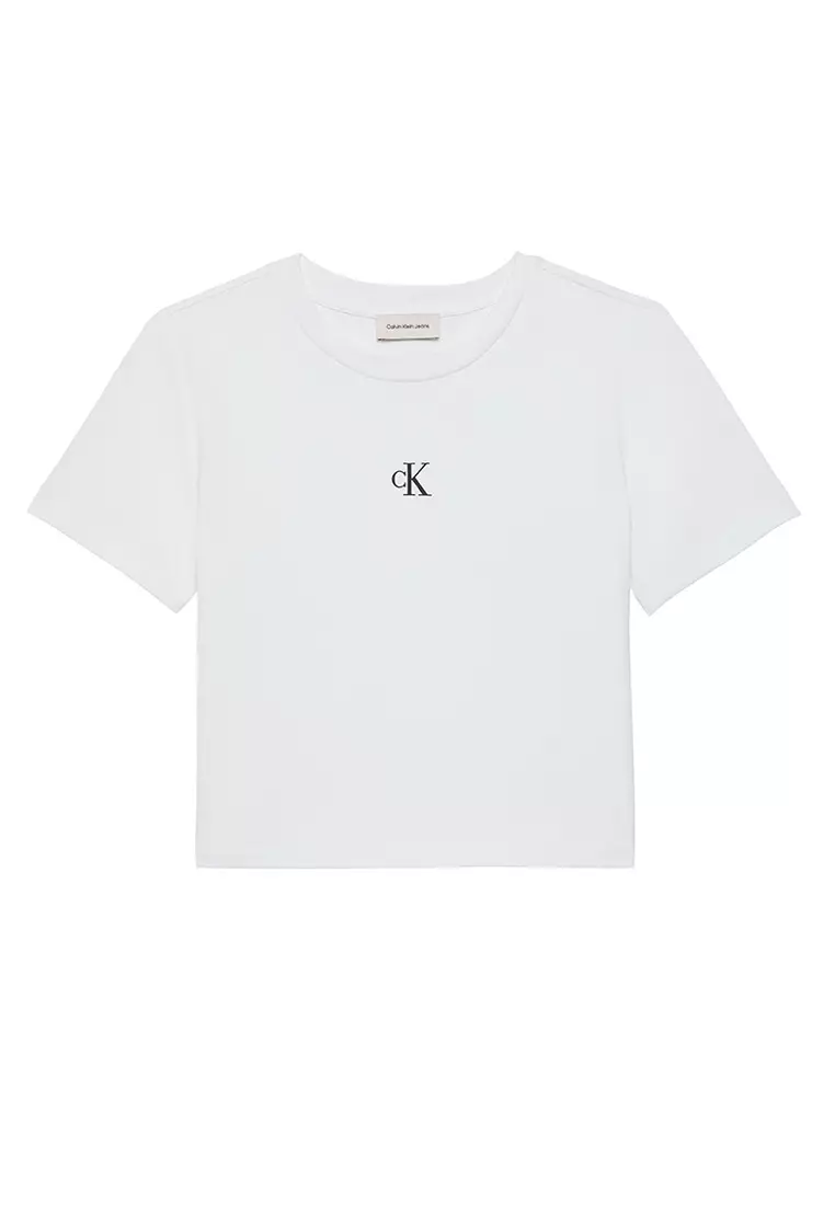Logo Cropped Tee - Calvin Klein Jeans